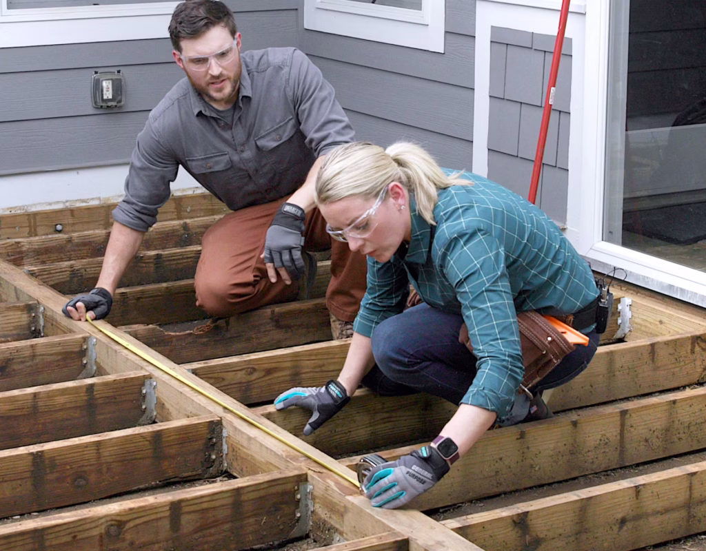 Custom residential deck construction in Island Park Idaho