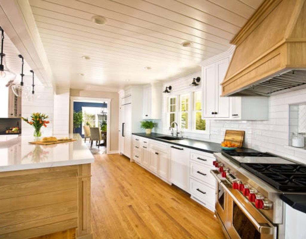 Modern custom kitchen design built in Island Park, Idaho